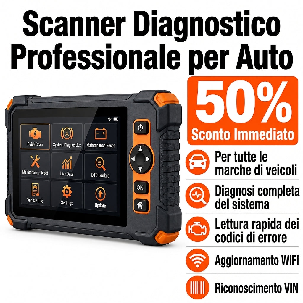 Profi Dispositivo diagnostico auto Auto OBD2 Scanner All System Auslesegerät
